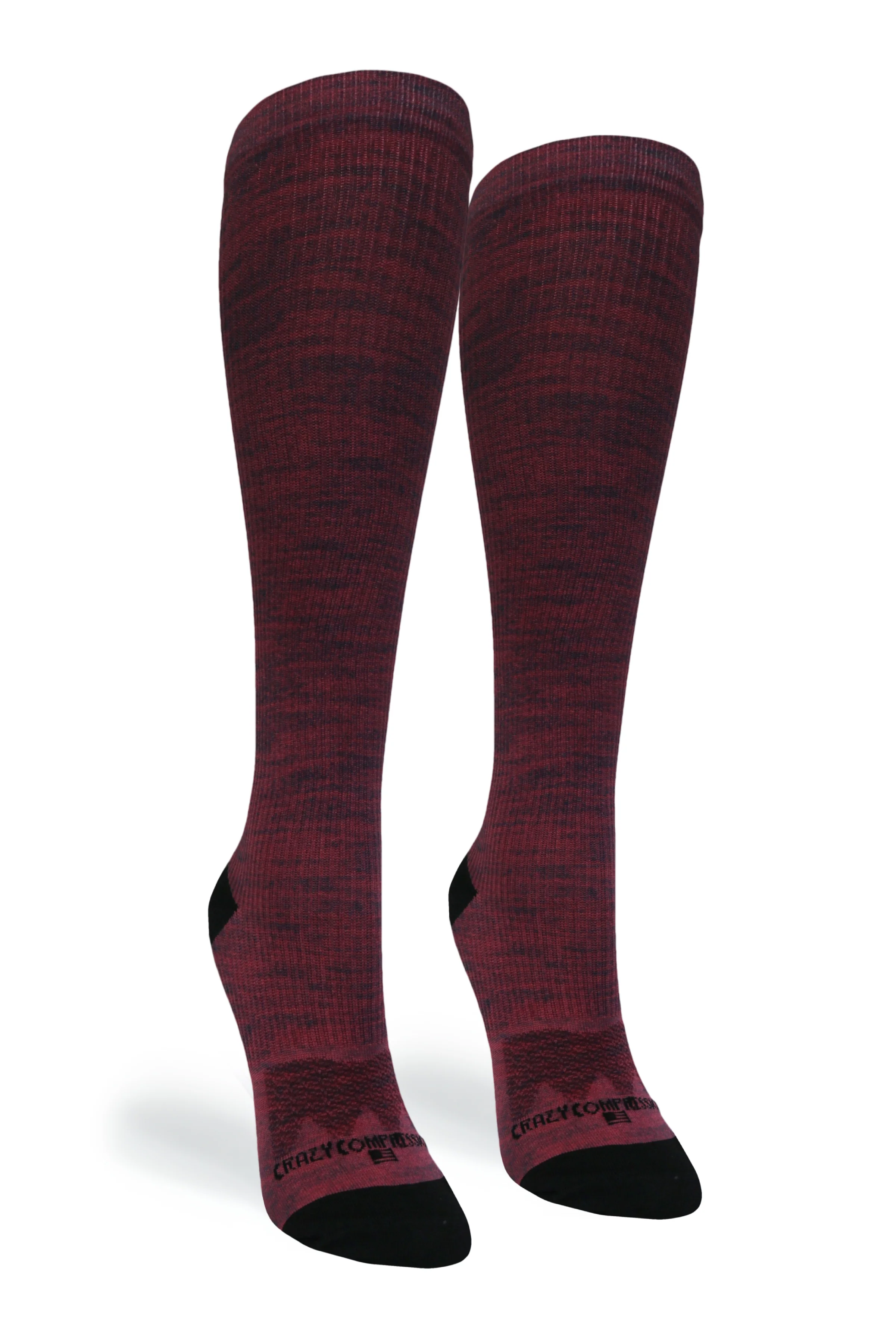 Maroon Heather - (Standard & Extra Wide) - Image 3