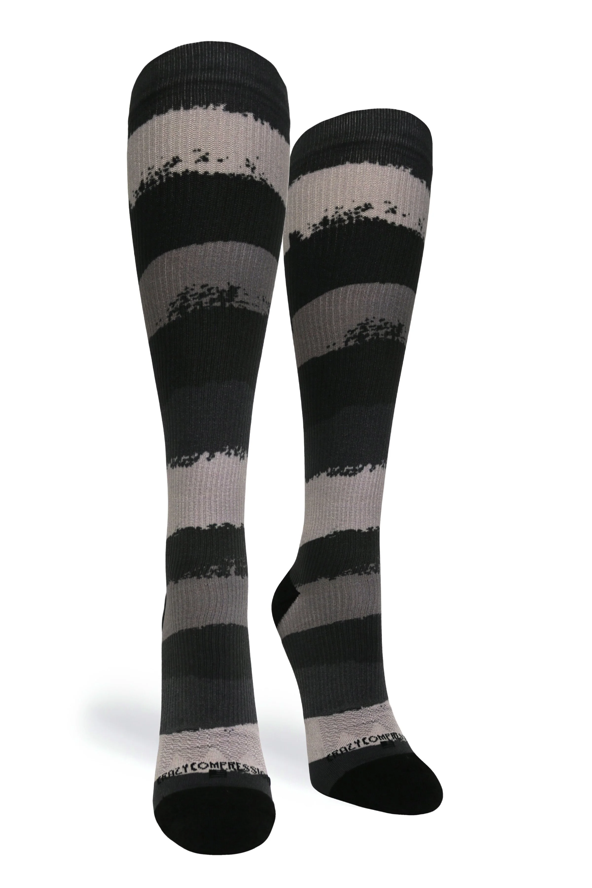 4 Pairs Tie Dye Black - (Standard & Extra Wide) - Image 5